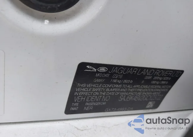 SAJBK4BV2GCY23722: 40825487