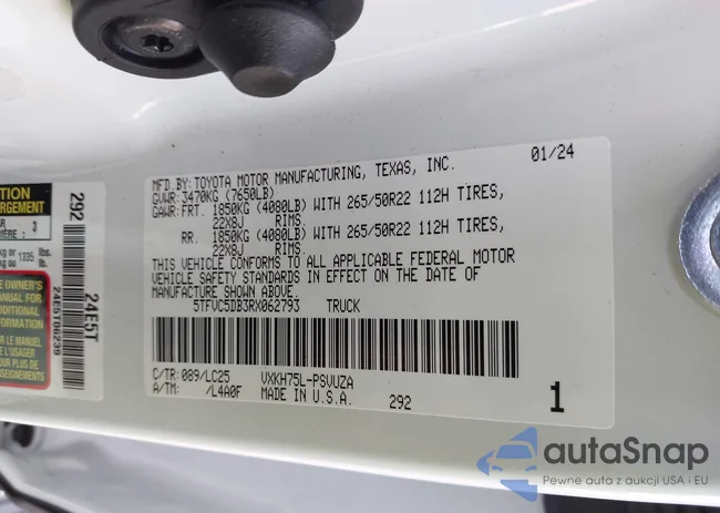 5TFVC5DB3RX062793: 40829567