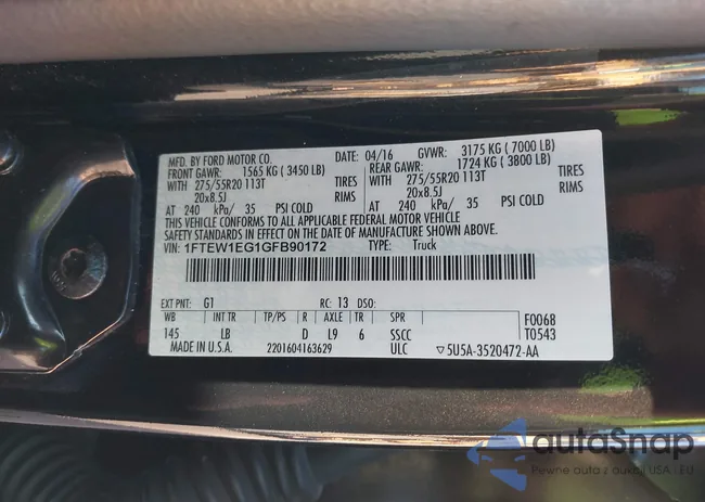 1FTEW1EG1GFB90172: 40835619