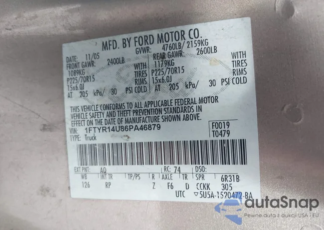 1FTYR14U86PA46879: 40837716