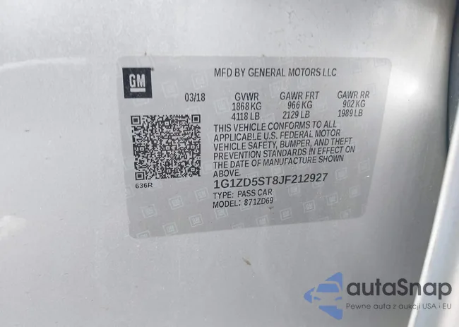 1G1ZD5ST8JF212927: 40839893