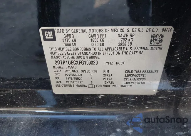 3GTP1UECXFG109320: 40841141