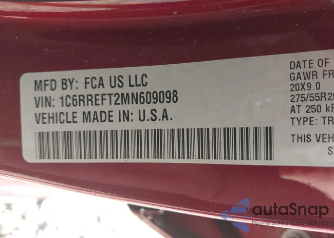 1C6RREFT2MN609098: 40840776