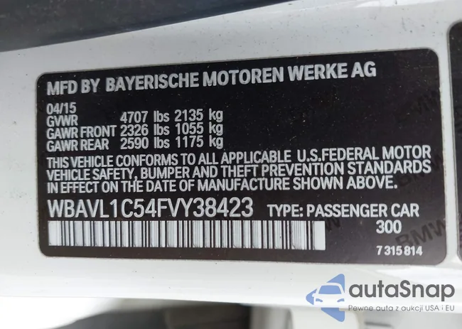 WBAVL1C54FVY38423: 40849119