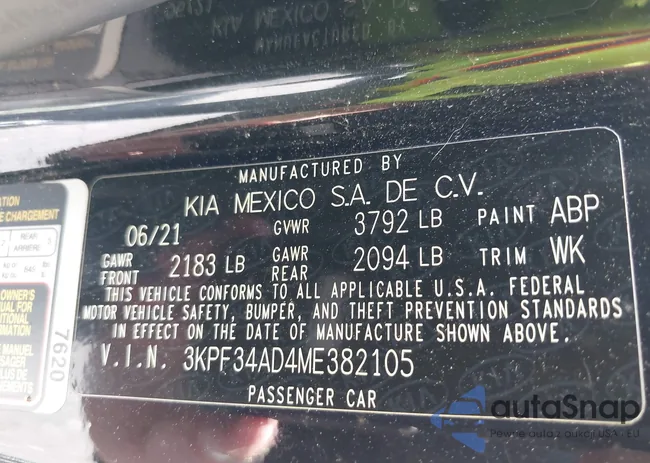 3KPF34AD4ME382105: 40862710