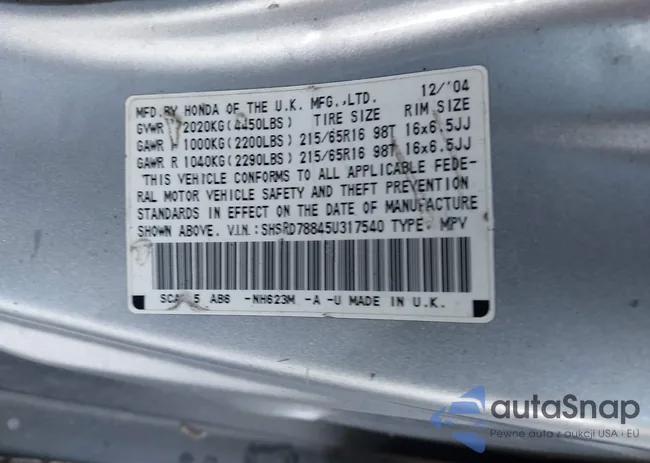 SHSRD78845U317540: 40864036