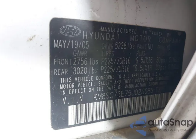 KM8SC73E75U025683: 40863700