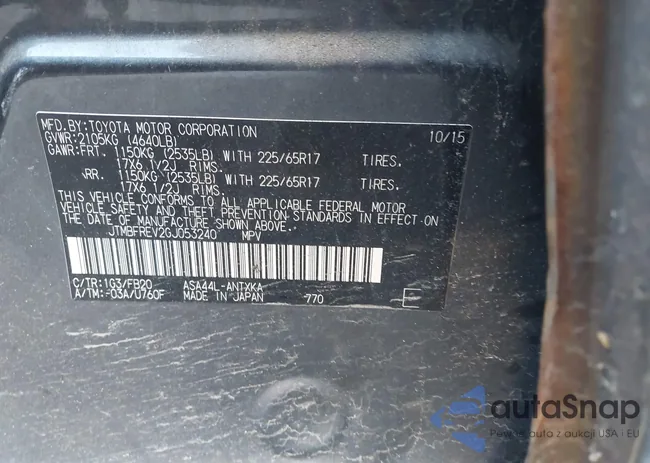 JTMBFREV2GJ053240: 40889476