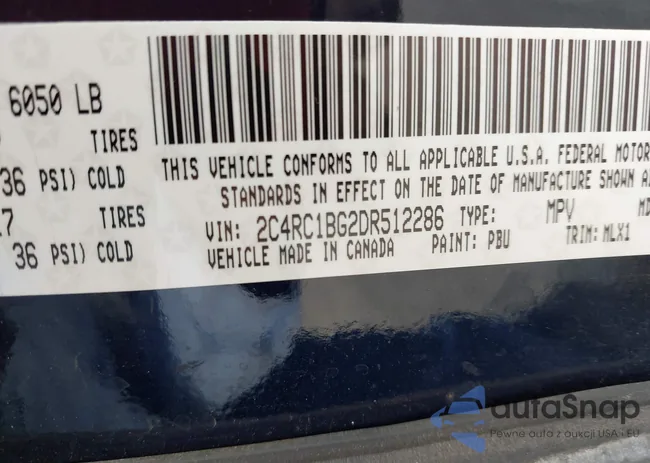 2C4RC1BG2DR512286: 40898973