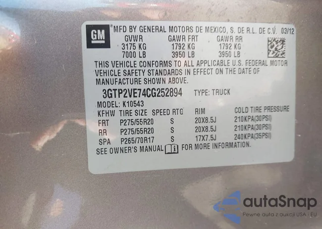 3GTP2VE74CG252894: 40902912