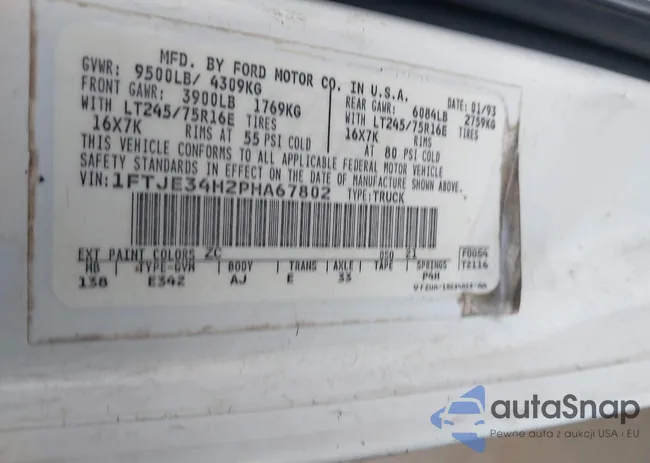 1FTJE34H2PHA67802: 41909401