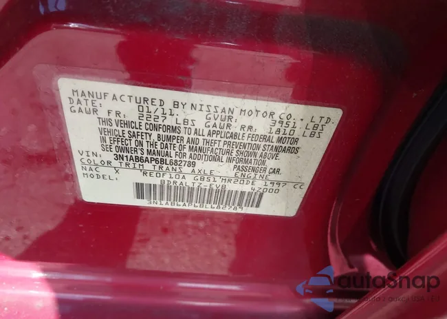 3N1AB6AP6BL682789: 41910584