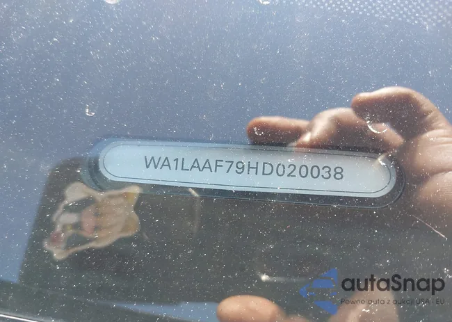 WA1LAAF79HD020038: 41911171