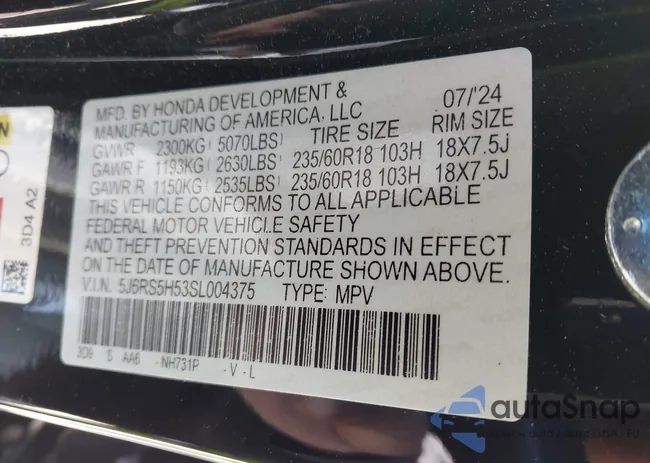 5J6RS5H53SL004375: 41911482