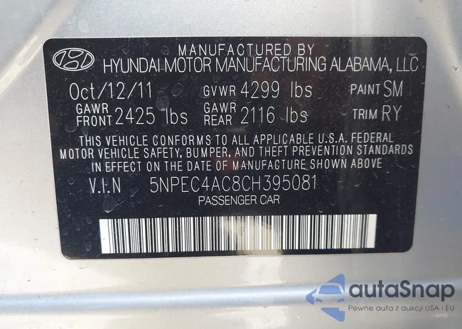 5NPEC4AC8CH395081: 41912061