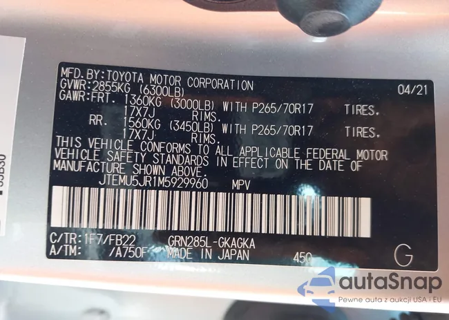 JTEMU5JR1M5929960: 41912094