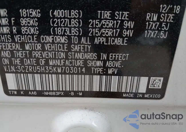 3CZRU5H35KM703014: 41914436