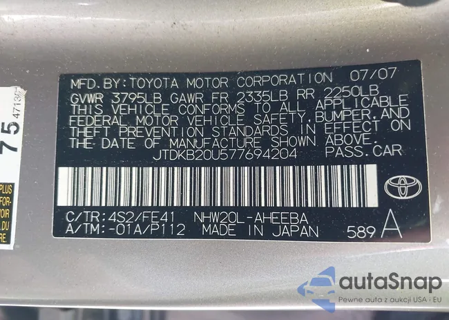 JTDKB20U577694204: 41914550