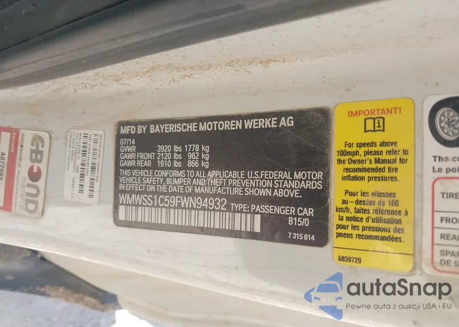 WMWSS1C59FWN94932: 41913769