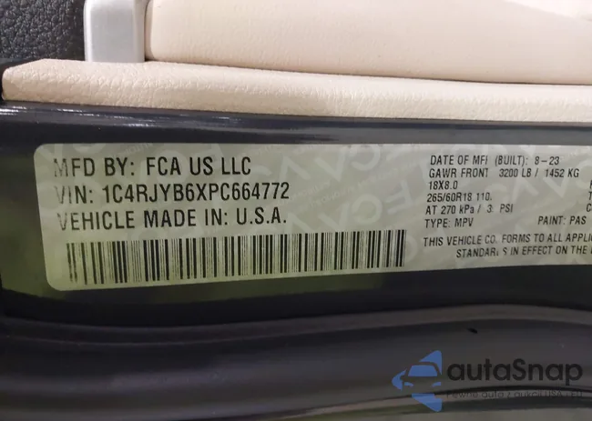 1C4RJYB6XPC664772: 41913782