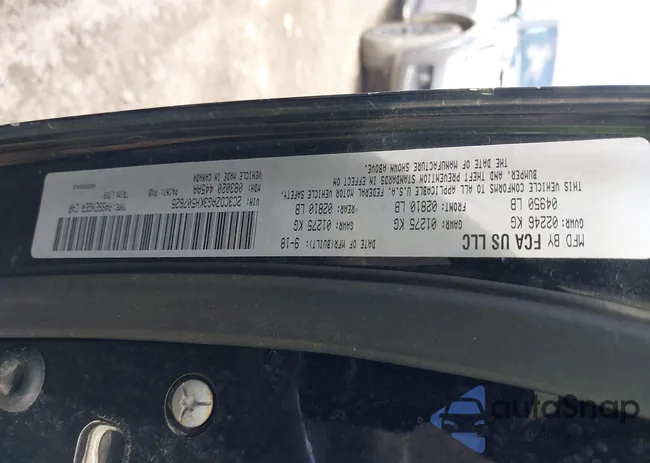 2C3CDZAG3KH507625: 41915138