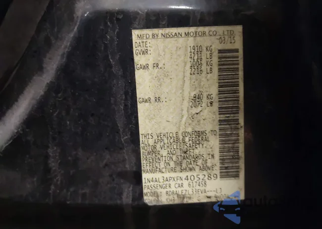 1N4AL3APXFN405289: 41914777