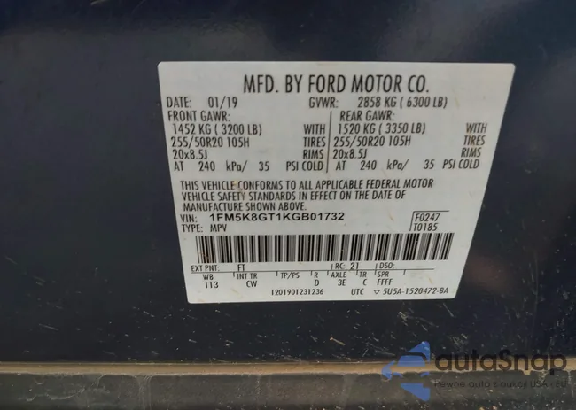 1FM5K8GT1KGB01732: 41914864