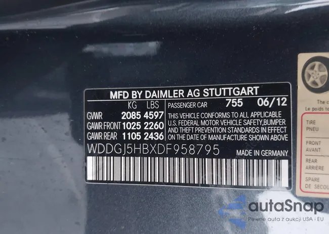 WDDGJ5HBXDF958795: 41916177