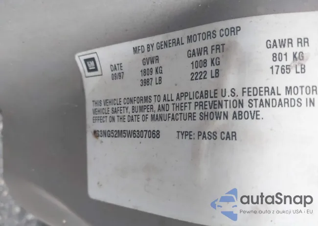 1G3NG52M5W6307068: 41917540