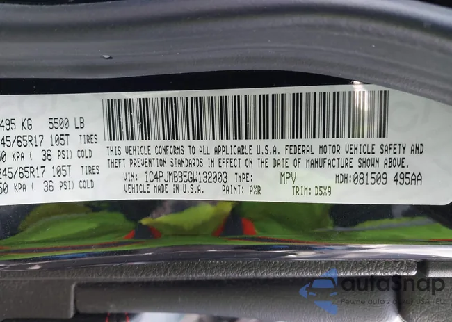 1C4PJMBB5GW132003: 41917571