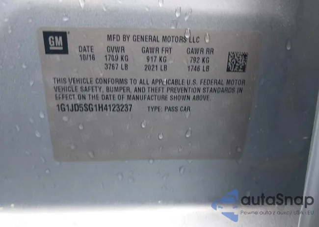 1G1JD5SG1H4123237: 41918043