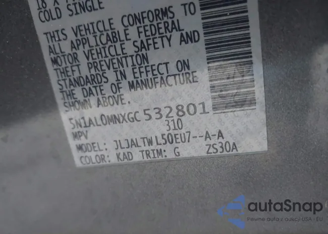 5N1AL0MNXGC532801: 41918520