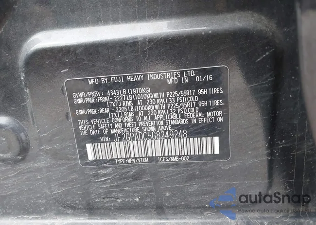 JF2GPADC5G8249248: 41919072