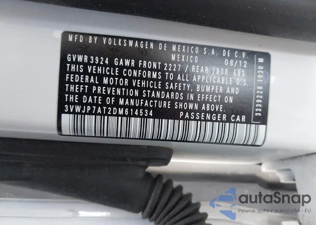 3VWJP7AT2DM614534: 41919625