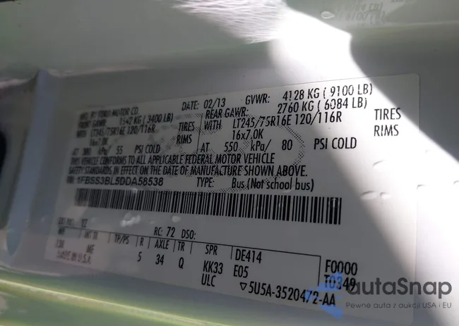 1FBSS3BL5DDA58538: 41918651