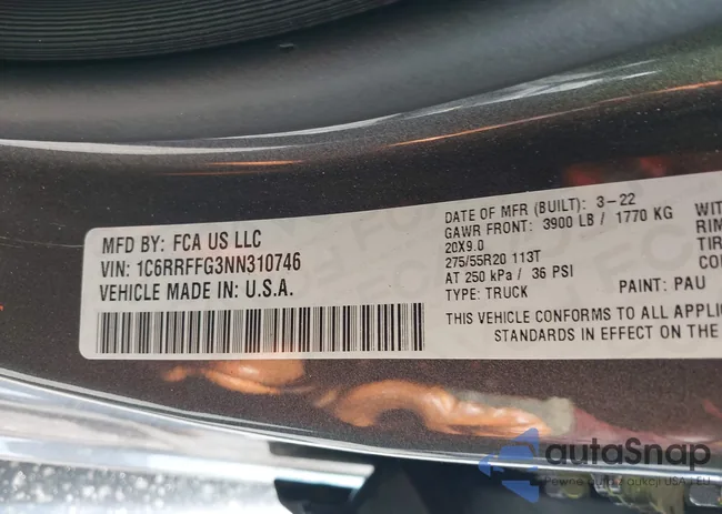 1C6RRFFG3NN310746: 41918762