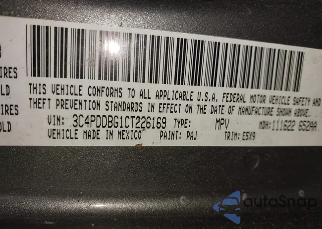 3C4PDDBG1CT226169: 41920560