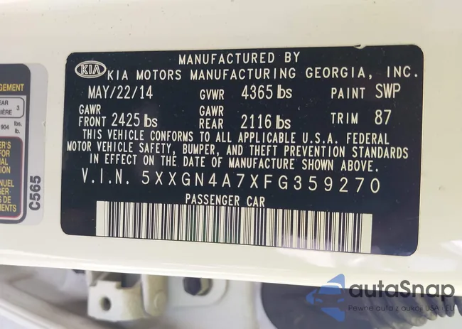 5XXGN4A7XFG359270: 41919630