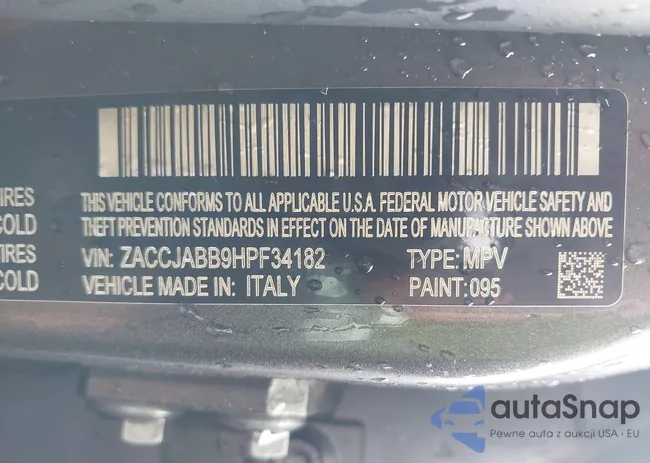 ZACCJABB9HPF34182: 41921095