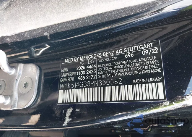 W1K5J4GB3PN350582: 41921202