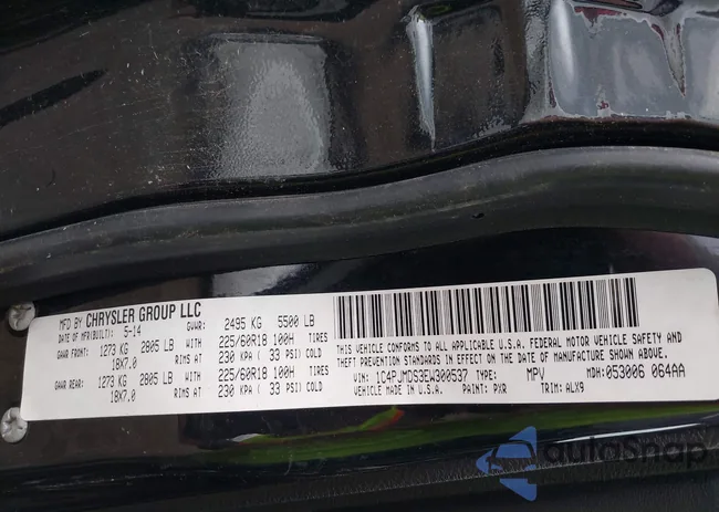 1C4PJMDS3EW300537: 41921510