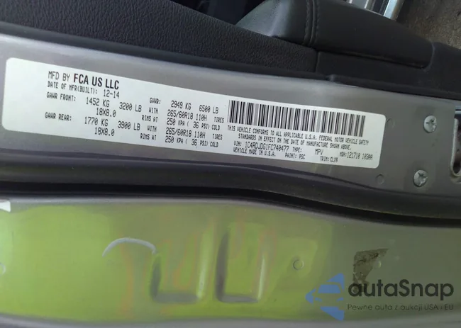 1C4RDJDG1FC740477: 41922052