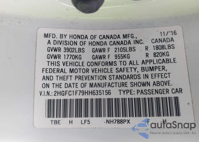 2HGFC1F79HH635156: 41922115