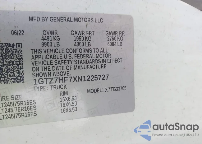 1GTZ7HF7XN1225727: 41922195