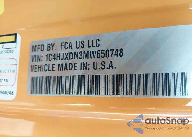 1C4HJXDN3MW650748: 41922627