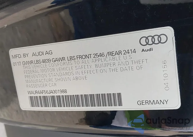 WAUR4AF56JA001988: 41921731