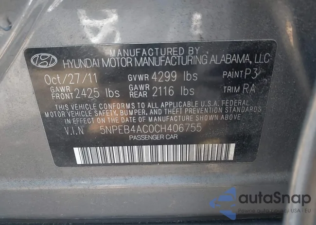 5NPEB4AC0CH406755: 41923059