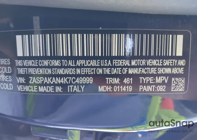 ZASPAKAN4K7C49999: 41923216