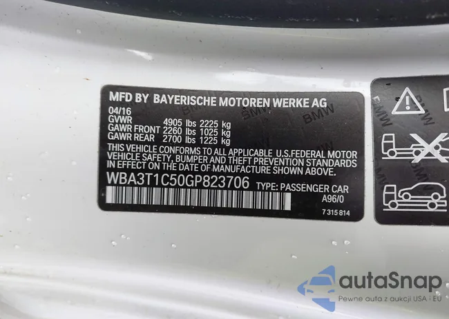 WBA3T1C50GP823706: 41922692