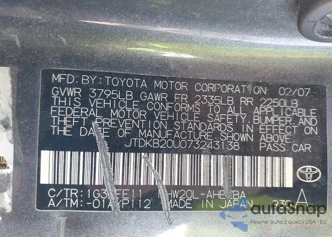 JTDKB20U073243138: 41924497